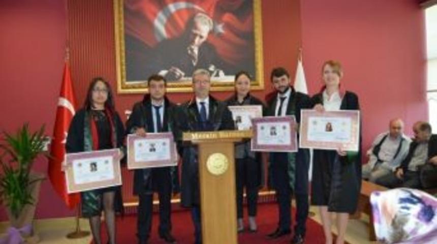 Mersin Barosu&rsquo;na 5 Yeni Avukat Daha Katıldı