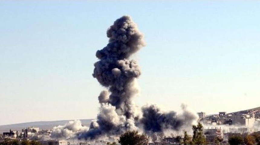 Savaş U&ccedil;akları Kobani&rsquo;nin Doğusunu Bombaladı