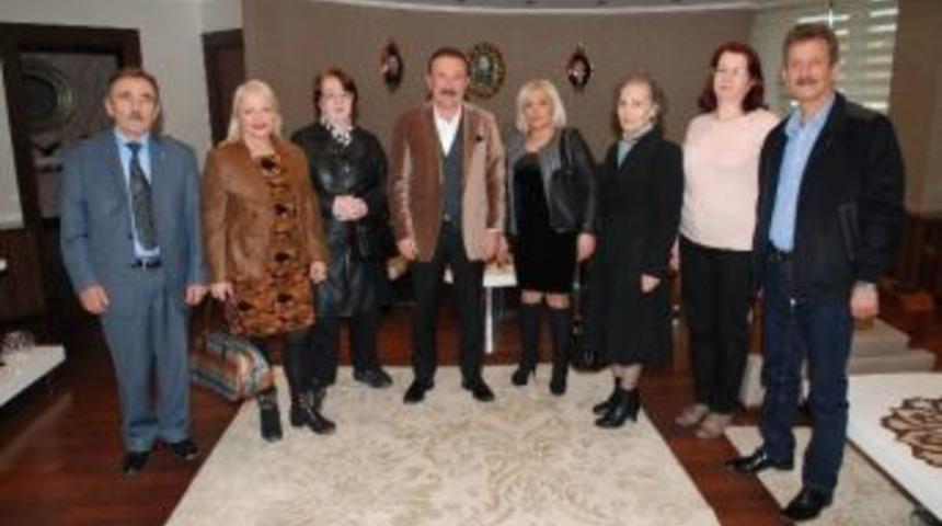 Dsp İl&ccedil;e Y&ouml;netimi Başkan Doğan&rsquo;ı Ziyaret Etti