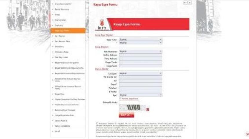 Unutkan Yolcuya İett'den Kolaylık