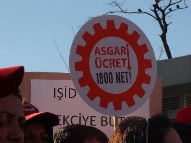 Disk'ten Asgari Ücret Eylemi