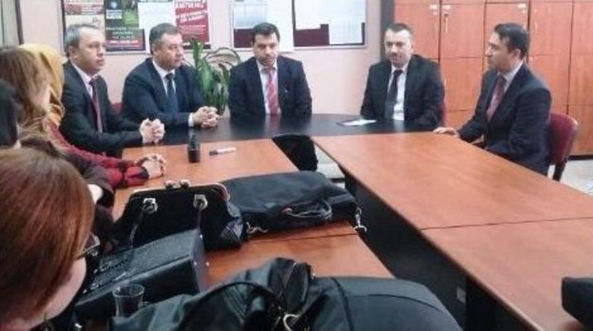 İl Milli Eğitim M&uuml;d&uuml;r&uuml; Altınkaynak, Boz&uuml;y&uuml;k İmkb&rsquo;yi Ziyaret Etti