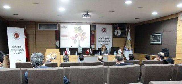 Bartın Tso’da Dış Ticaret Semineri Düzenlendi