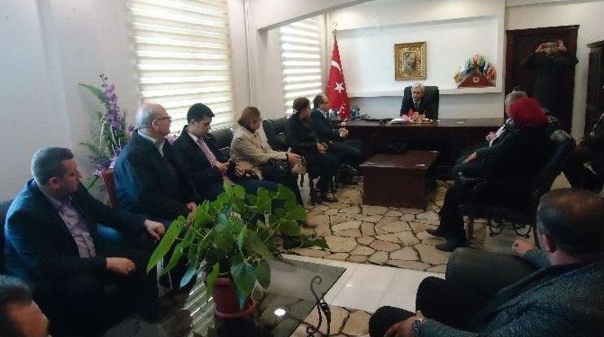 Ak Parti İl Başkanı Ak&ccedil;ay&rsquo;dan Malkara Kaymakamına Ziyaret