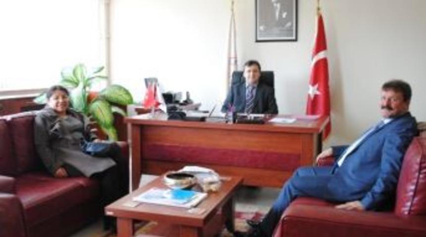 G&ouml;k&ccedil;ebey Myo&rsquo;ya Atanan Topuz&rsquo;a Ziyaretler S&uuml;r&uuml;yor