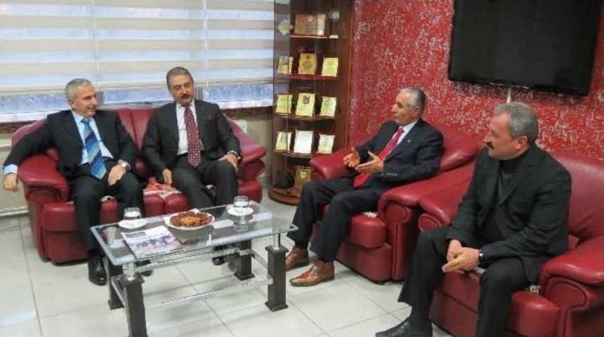 Vali Kam&ccedil;ı&rsquo;dan Esnaf Kuruluşlarına Ziyaret