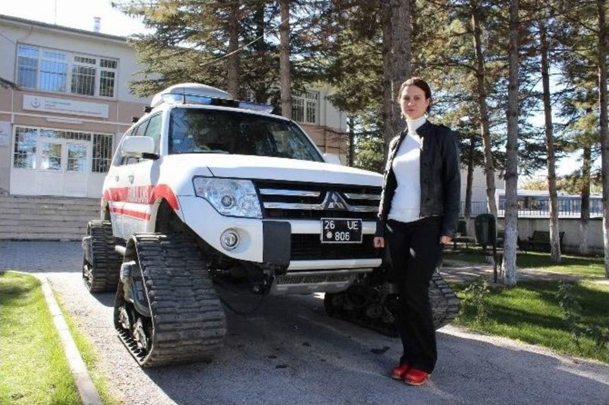 (&ouml;zel Haber) Eskişehir 112 Ambulansları Zorlu Kış Şartına Hazır