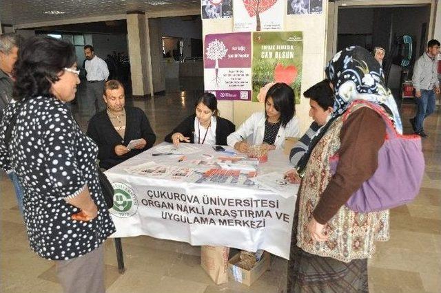 Balcalı Hastanesi&rsquo;nde Organ Bağışı Standı 1