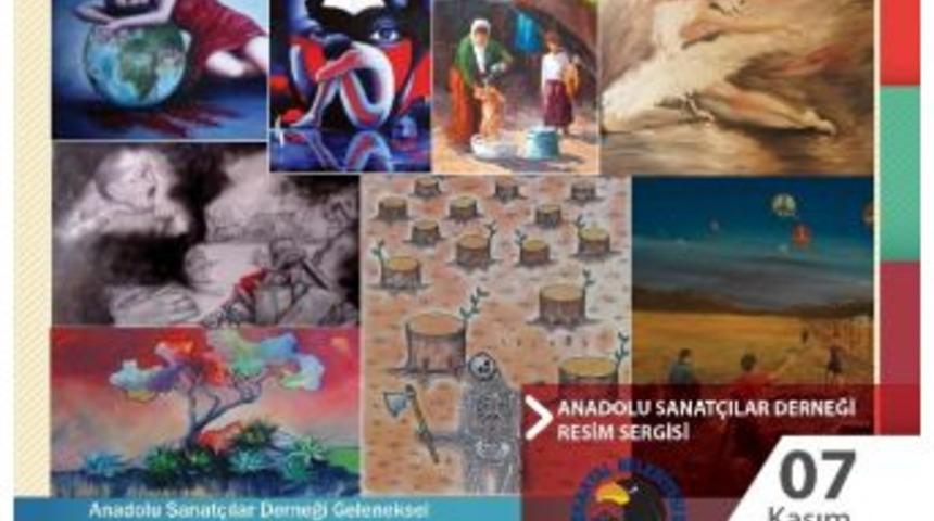 Anadolu Sanat&ccedil;ılar Derneği&rsquo;nin 56&rsquo;ıncı Sergisi Kartal&rsquo;da