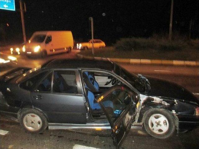 Zonguldak’ta Trafik Kazası; 1 Yaralı