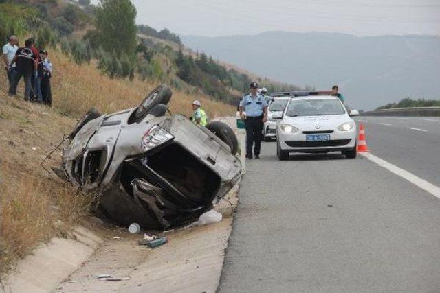 Takla Atan Otomobilden Fırlayan Sürücü Öldü