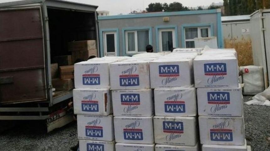 Van&rsquo;da 124 Bin Paket Ka&ccedil;ak Sigara Ele Ge&ccedil;irildi