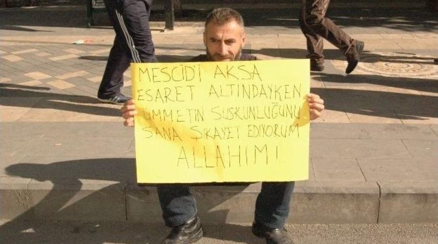 Adıyaman&rsquo;da Tek Kişilik Eylem