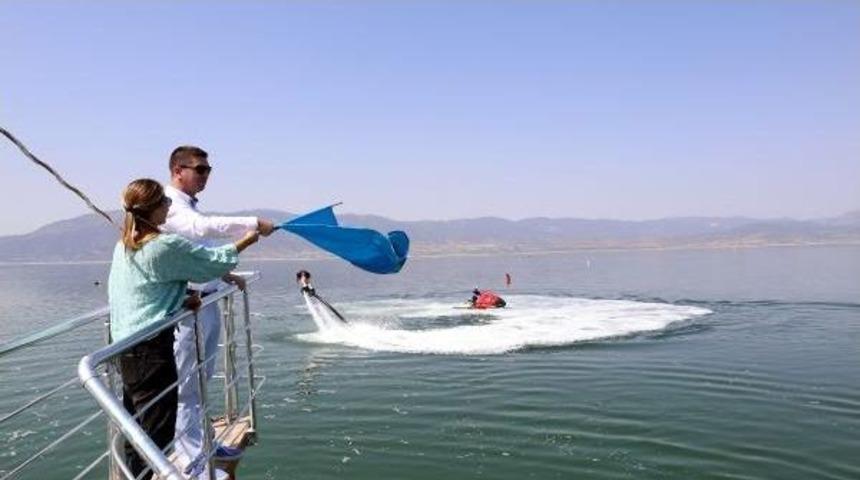 Burdur Gölü'nde Su Jeti Ve Flyboard Şampiyonası