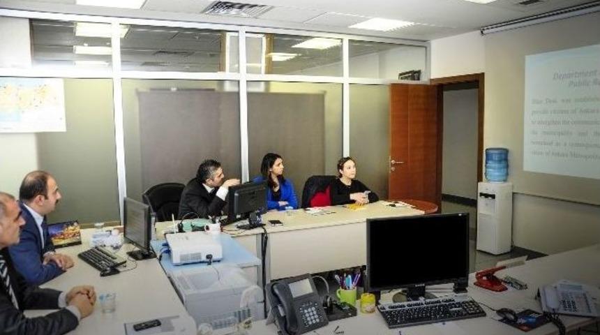 Arnavutluk Heyetinden G&ouml;rsel İletişim Merkezi&rsquo;ne B&uuml;y&uuml;k İlgi