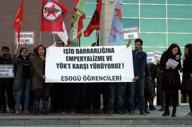 Eskişehir’de Yök Protestosu