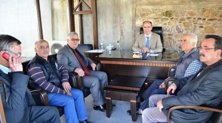 Ayvalık Esnafından Kaymakam Nazlı&rsquo;ya Ziyaret