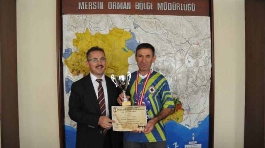 Mersin Orman B&ouml;lge&rsquo;nin Veteran Atleti Yarı Maratonda 2. Oldu