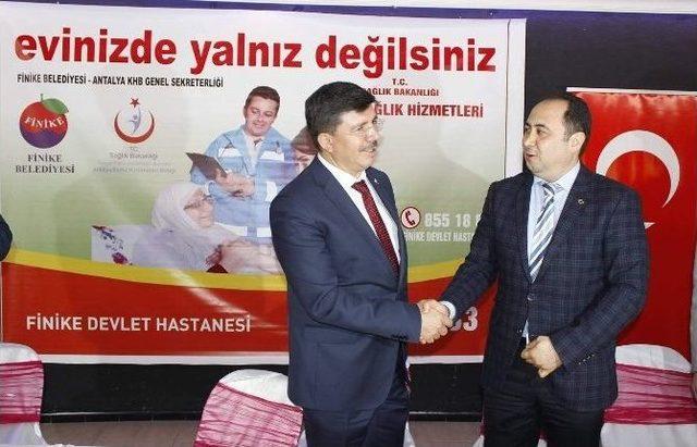 Evde Sağlık Hizmetlerinde İkinci Protokol Finike&rsquo;de İmzalandı 1