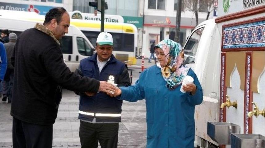 Meram Belediyesi&rsquo;nden &Ccedil;orba İkramı
