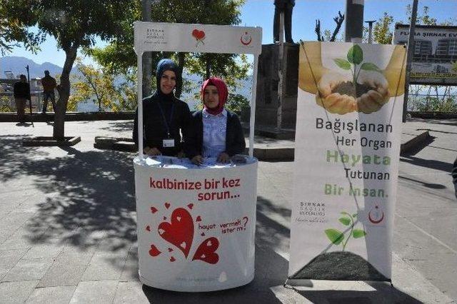 Şırnak&rsquo;ta Organ Bağışı Haftası Etkinliği 1