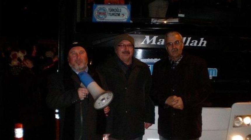 Umre Kafilesi Kutsal Topraklara Uğurlandı