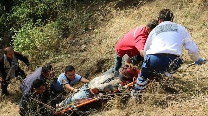 100 Metre U&ccedil;uruma Yuvarlanan S&uuml;r&uuml;c&uuml; Ağır Yaralandı