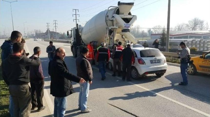 D&uuml;zce&rsquo;de Trafik Kazası: 1 Yaralı