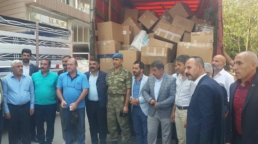 Siirt&rsquo;te Şehit Ve Gazi Ailelerine Yardım