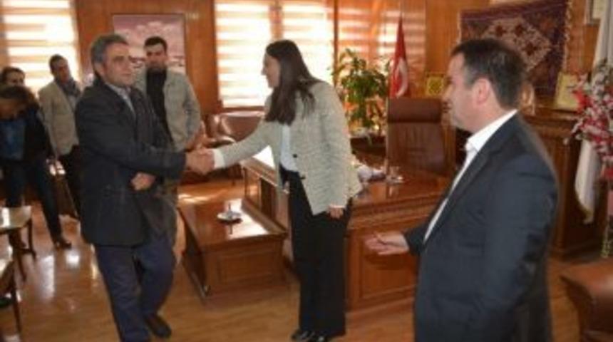 Dbp&rsquo;nin Yeni Y&ouml;netiminden Belediyeye Ziyaret