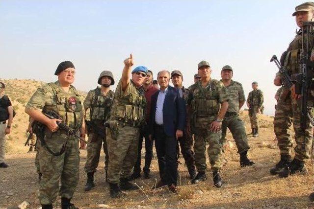 Şırnak Valisi Aktaş, Cudi Dağı'nda Operasyon Bölgesini Ziyaret Etti