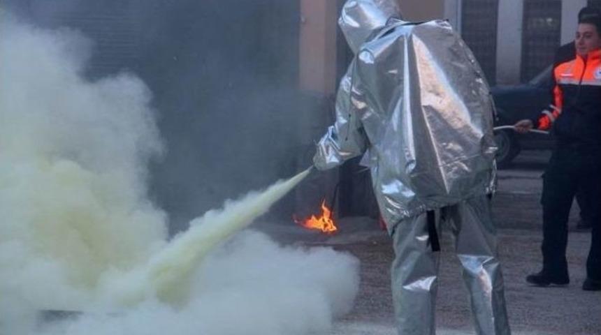 Afad, Merkez Bankası Personeline Yangın Eğitimi Verdi