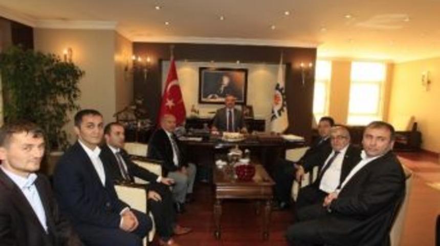 Gebze Belediye Başkanı K&ouml;şker&rsquo;e D&uuml;zce&rsquo;den Ziyaret