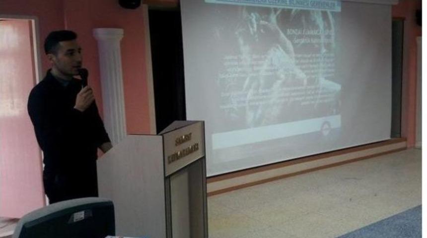 Samsat&rsquo;ta &Ouml;ğrencilere Bağımlılık Semineri