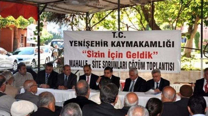 Kaymakam &Ouml;zarslan, Akkent Mahalle Sakinleri İle Bir Araya Geldi