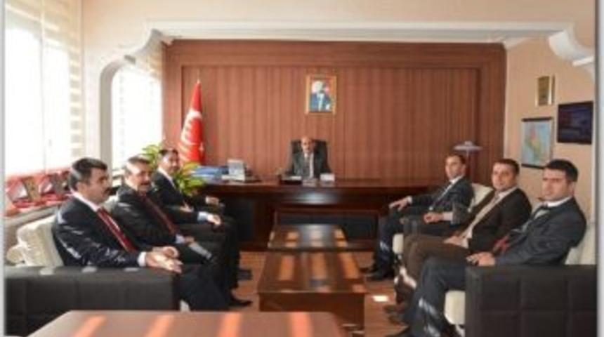 Eğitim Bir Sen Başkanı Şen, Genel Sekreter Bolat&rsquo;ı Ziyareti Etti