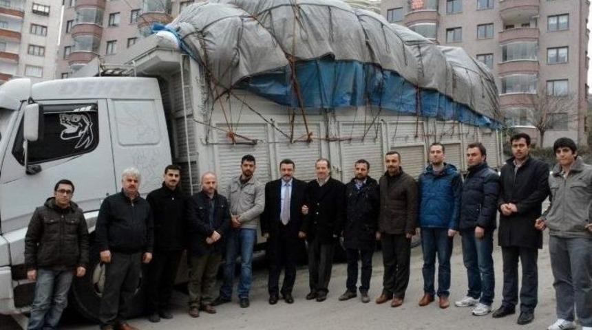 Ortahisar&rsquo;dan Suriye&rsquo;ye Yardım Eli
