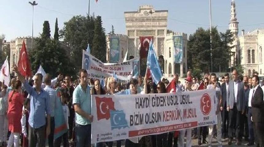 Beyazıt'ta Kerkük Eylemi