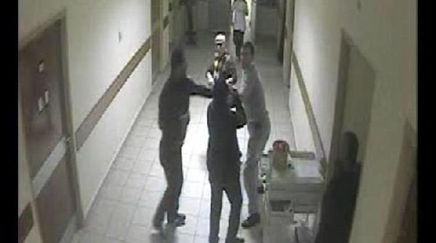 Hastaneyi Savaş Alanına &Ccedil;eviren Olaylar Kamerada