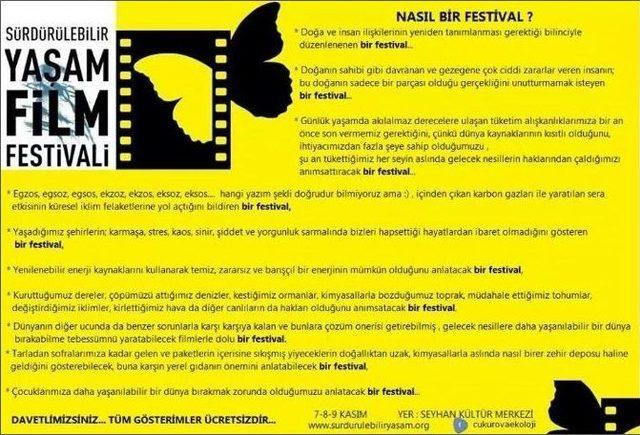 Sürdürülebilir Yaşam Film Festivali Başladı