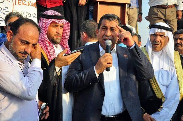 Suriyelilerden Sıfır Noktasında Ter&ouml;r &Ouml;rg&uuml;t&uuml; Pyd&rsquo;ye Tepki 3