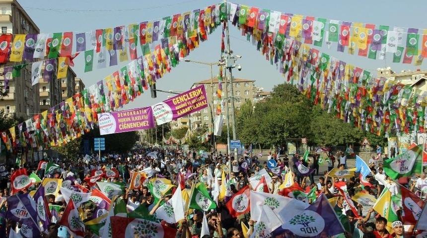 Diyarbakır&rsquo;da Hdp Mitingi