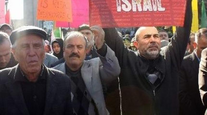 Kayseri&rsquo;de İsrail Protestosu