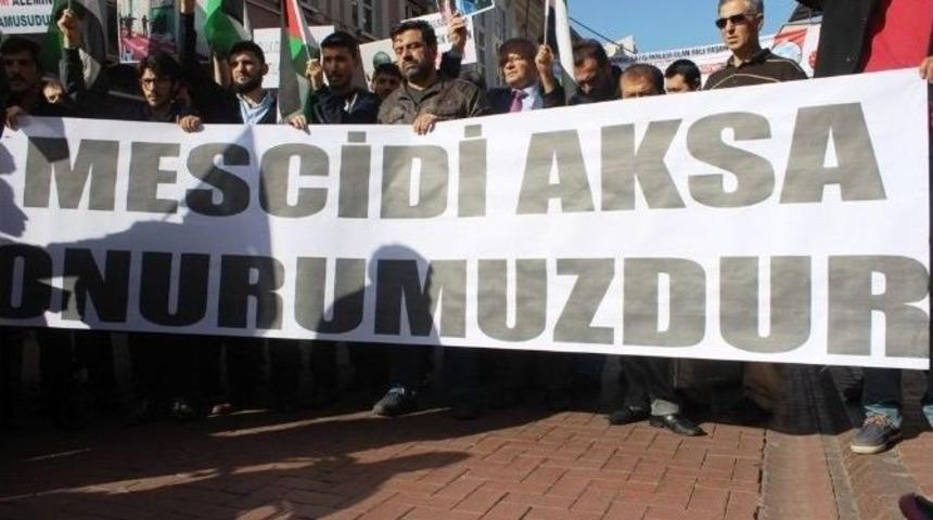 Bartın&rsquo;da İsrail Protesto Edildi