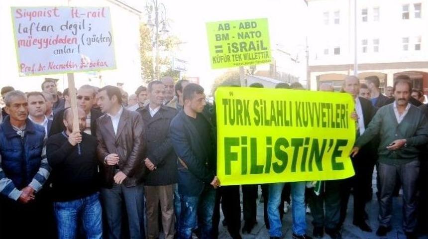 Konya&rsquo;da İsrail Protestosu