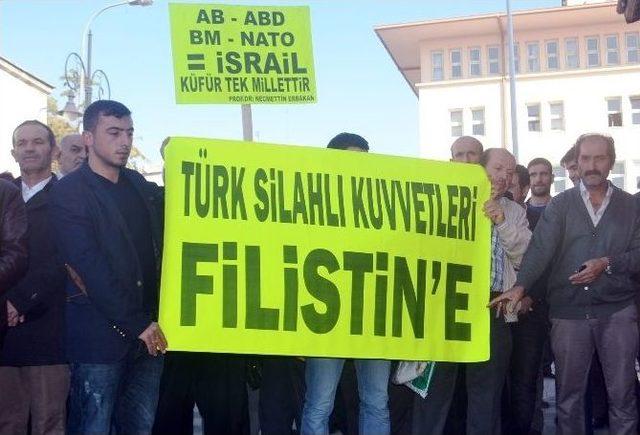 Konya’da İsrail Protestosu