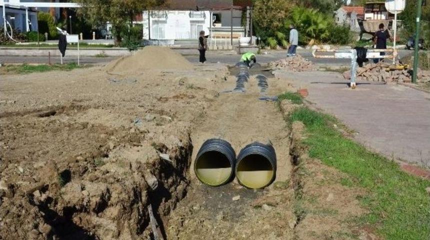 Bodrum Belediyesi Sel Ve Taşkınlara Karşı &Ouml;nlemlerini S&uuml;rd&uuml;r&uuml;yor