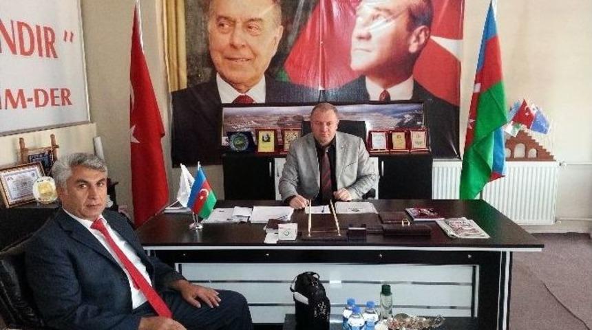 Kağızmanlılar Dernek Başkanı G&uuml;ndoğdu&rsquo;dan Asimder&rsquo;e Ziyaret