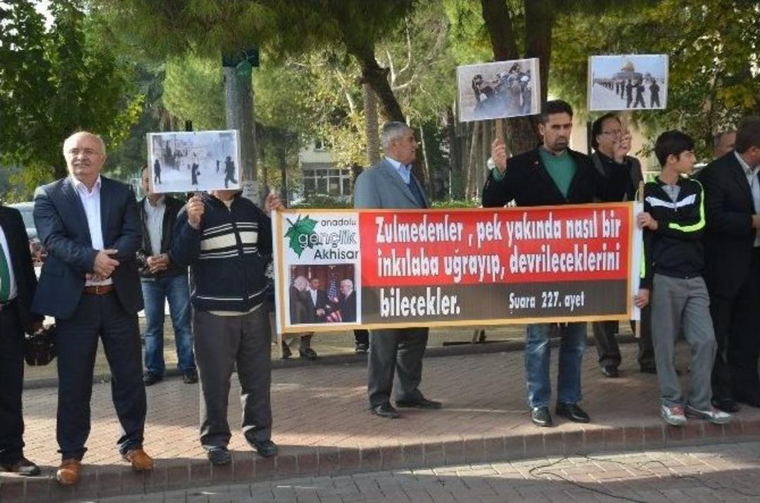 Akhisar&rsquo;dan Mescid-i Aksa Saldırısına Kınama