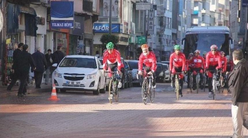 Sarıkamış Bisiklet Turu Sinop&rsquo;tan Samsun&rsquo;a Hareket Etti